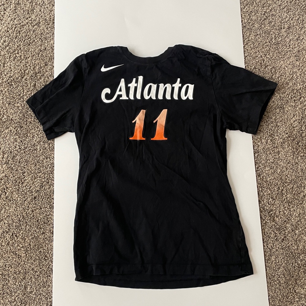 Nike Black Tee with White Logo